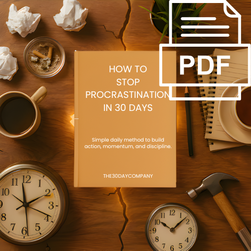 Stop Procrastination PDF